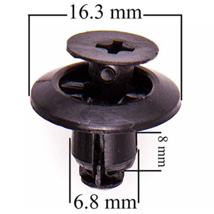 фото Клипса skyway, toyota avensis, vista, tacoma, lexus es300, набор 50шт, s05601064
