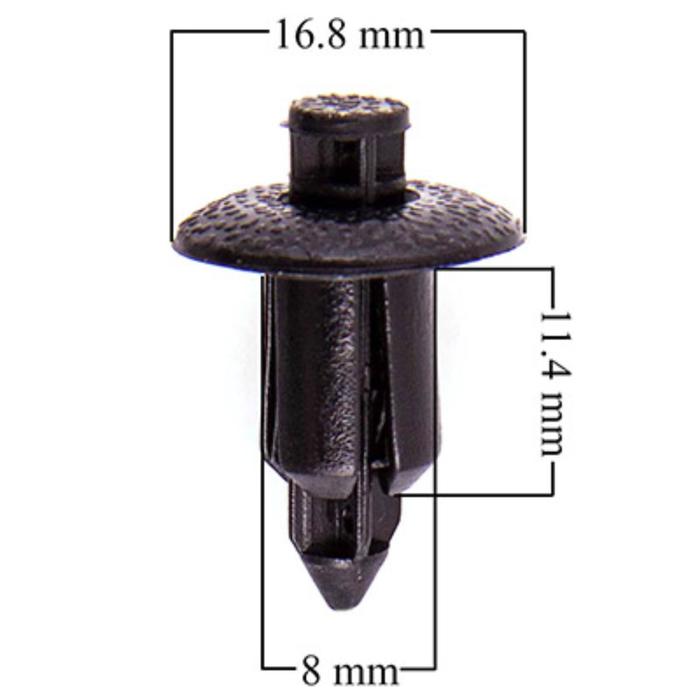 фото Клипса skyway, toyota highlander 027, дефлектор воздухозаборника, набор 25шт, s05601027