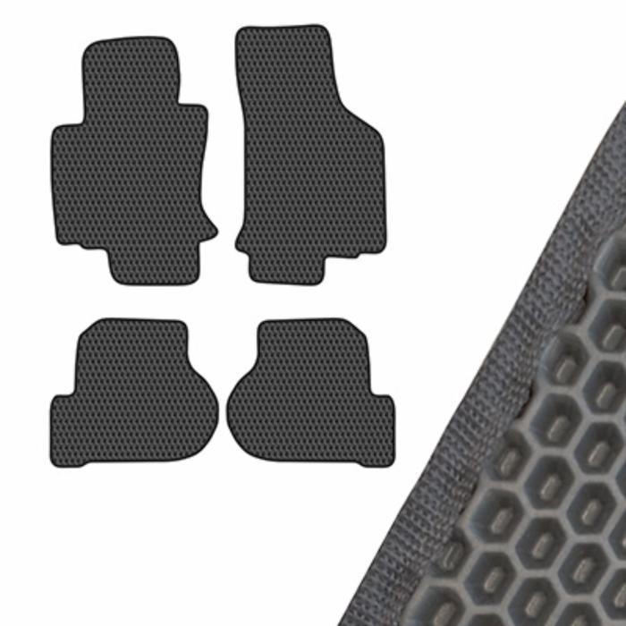 

Коврик салона SKYWAY, WOLKSVAGEN GOLF 5-6, JETTA, 2004-2009, левый руль 4шт, EVA Серый, S01706516