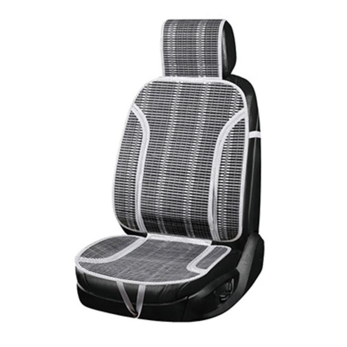 фото Накидка на сиденье с поддержкой спины, summer-05, skyway, серый, бамбук, s01302030