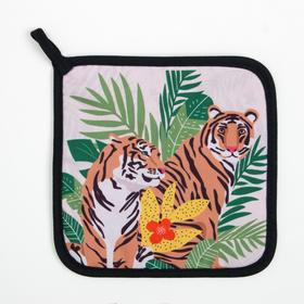 

Прихватка «Новый год: Tropical Christmas» 17х17см,35% х/л,65% п/э,ватин 250г/м2