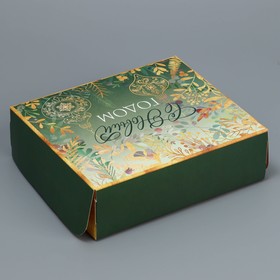 Упаковка для кондитерских изделий «С новым годом», 20 × 17 × 6 см от Сима-ленд