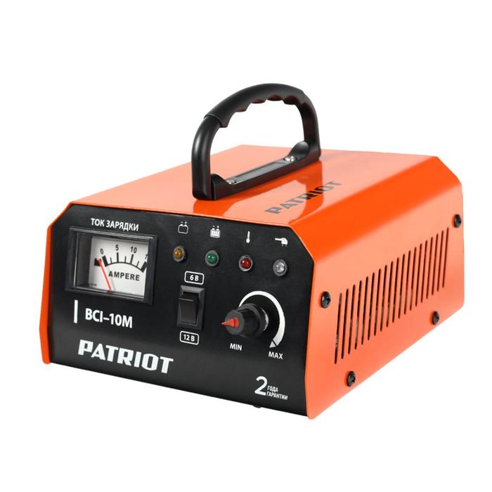 Зарядное устройство PATRIOT BCI-10M зарядное устройство patriot gl 402 40в 2а