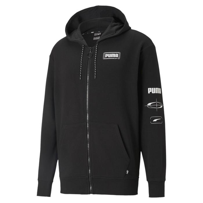 фото Толстовка мужская puma rebel advanced fz hoodie tr, размер 46-48 (58781701)