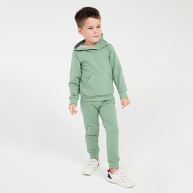 Спортивный костюм детский, цвет зелёный, рост 98 см Ош