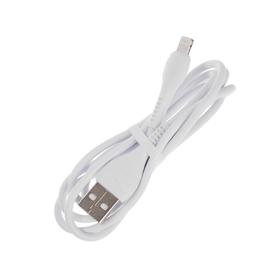 

Сетевое зарядное устройство Hoco C81A, 1хUSB, 2.1 А, кабель Lightning, 1 м, белое