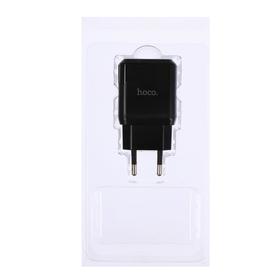 

Сетевое зарядное устройство Hoco N6 QC3.0, 2хUSB, 3 А, черное