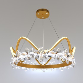 

Светильник 2204/1m LED 55Вт 6000К золото 43х43х18,5 см