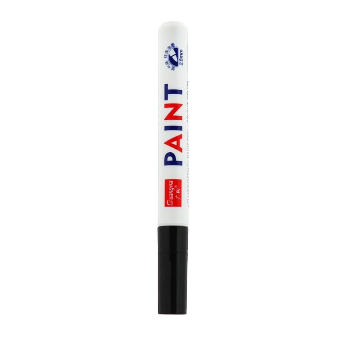 цена Маркер - карандаш, краска для шин водонепроницаемая на масляной основе, черный
