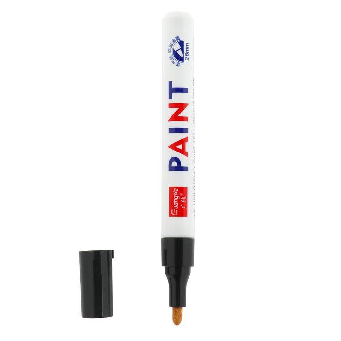 фото Маркер - карандаш, краска для шин водонепроницаемая на масляной основе, черный