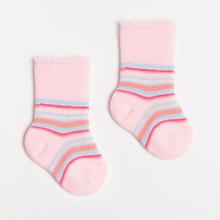 фото Носки детские махровые, цвет розовый, размер 6 альтаир