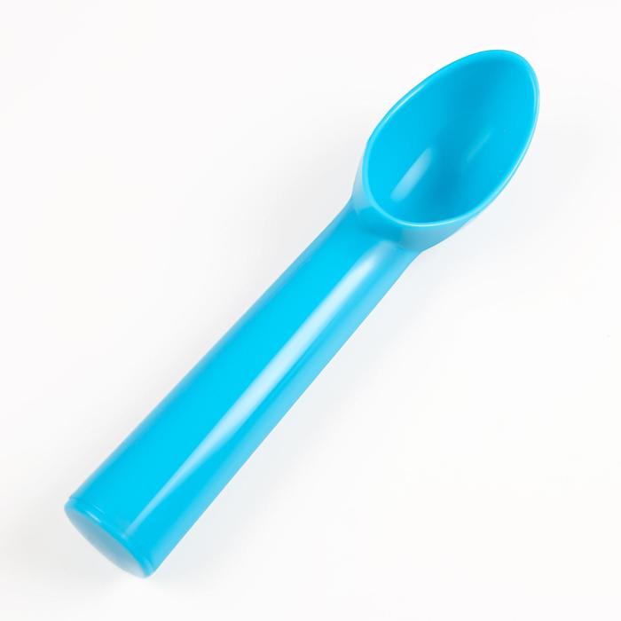 Ложка для мороженого, голубая