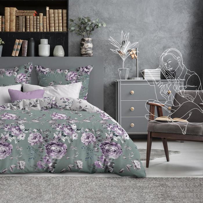 КПБ дуэт «Лунный свет», размер 220x240 см, 215x145 см-2 шт, 50x70 см-2 шт