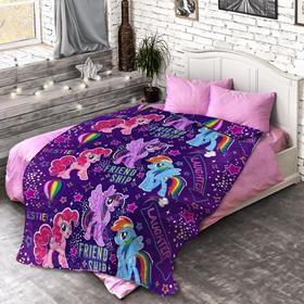 

Покрывало стёганое, детское My Little Pony, размер 145х200 см