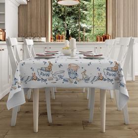 

Скатерть «Зайчики», размер 145х145 см