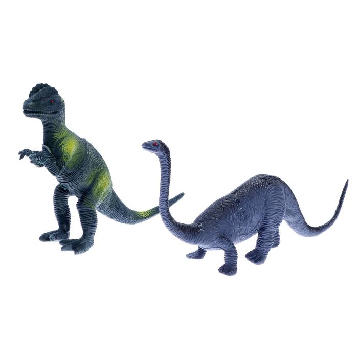 Набор динозавров «Юрский период», 2 штуки, МИКС