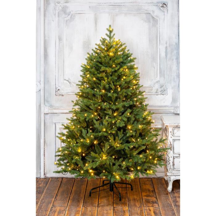 искусственная ель «Графская», премиум, 180 см, 452 теплых-белых LED ламп