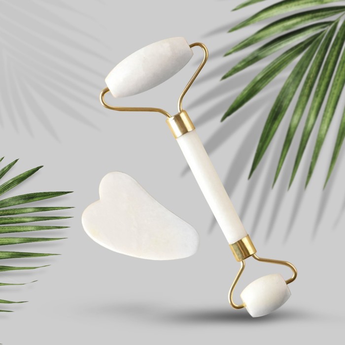 Набор массажеров Гуаша для лица Красота вдохновляет кальцит 41700₽