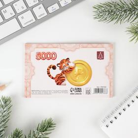 

Блокнот денежный, 24 листа «Счастливый блокнот-купюра»