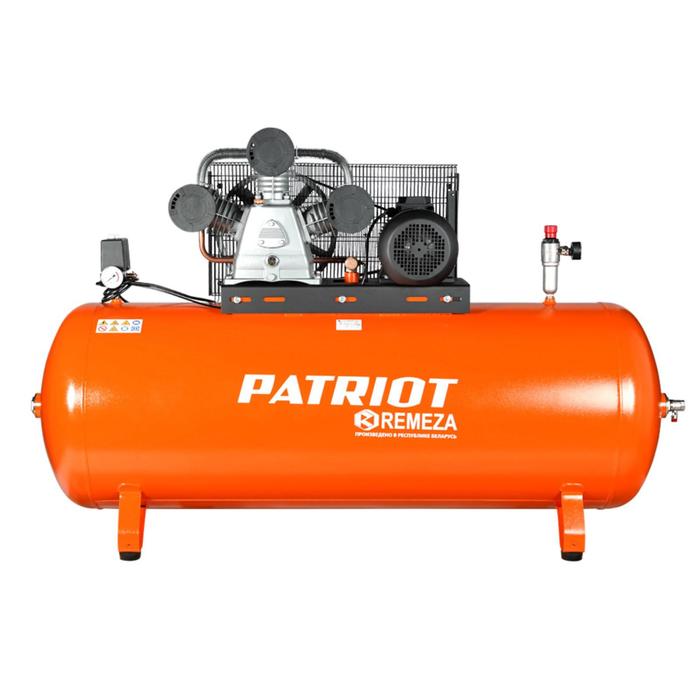 Компрессор PATRIOT REMEZA СБ4/Ф-500LB75, 880 л/мин, 380 В, 5.5 кВт, 500 л, 3/4+1/4 дюйм