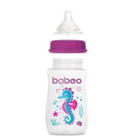 

Бутылочка с соской силиконовой BABOO, широкая, 250 мл, Sea life 3 мес+