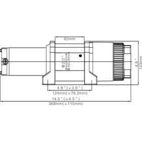 

Лебёдка электрическая 12V Runva 3500A lbs 1588 кг (синтетический трос)