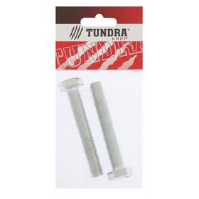 

Болт с шестигранной головкой ТУНДРА krep, DIN933, М12х80, к.п. 8.8, цинк, 2 шт.