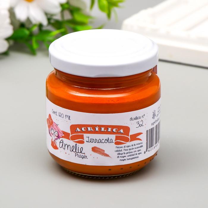 

Акриловая краска AMELIE терракотовый. 120 мл