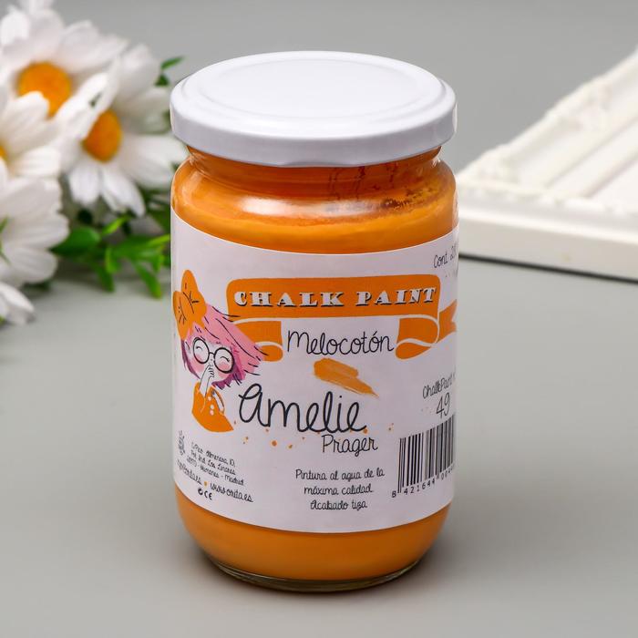 

Меловая краска AMELIE персик, 280 мл