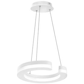 

Люстра Unitario, 11,5Вт LED, 1265лм, 3000К, цвет белый, IP40