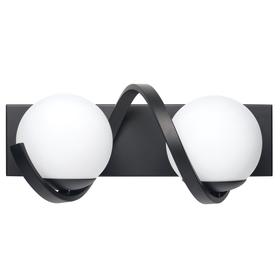 

Бра Globo, 2x40Вт E14, цвет черный
