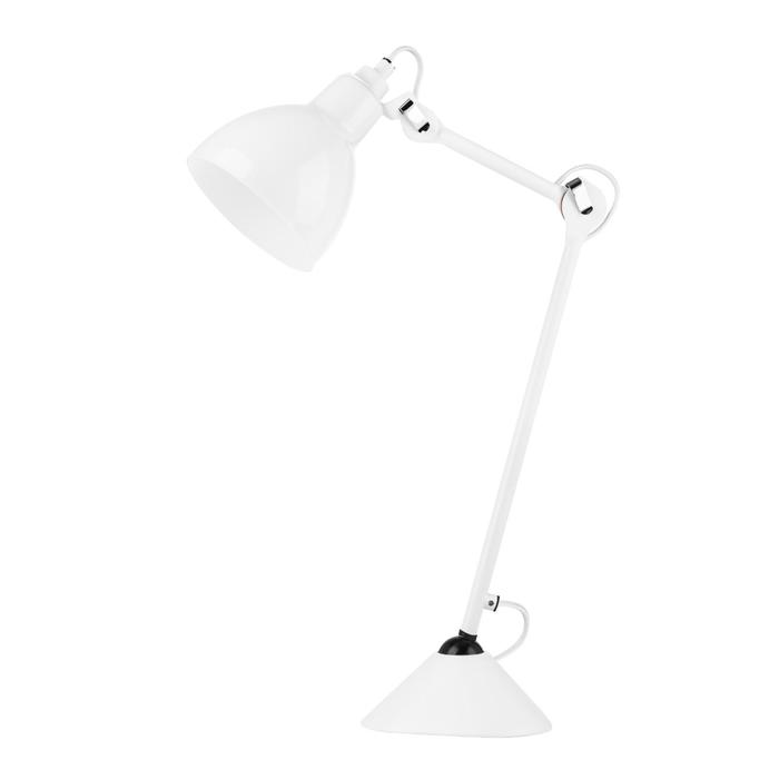 Настольная лампа Loft, 1x40Вт E14, цвет белый настольная лампа fabbio 1x40вт e14 цвет никель
