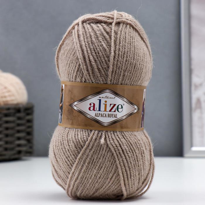 

Пряжа "Alpaca royal" 30% альпака, 15% шерсть, 55% акрил 250м/100гр (512)