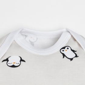 

Боди с дл. рукавом Крошка Я "Пингвин", рост 74-80 см, серый