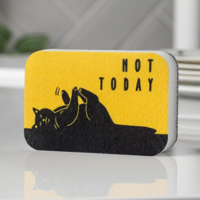 

Губка поролоновая Not today 9х6 см