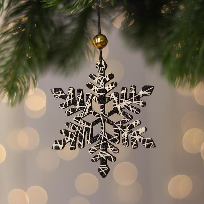 Новогодняя подвеска с подсветкой «Снежинка» 7×8×19 см новогодняя подвеска с подсветкой звезда 12×67 см золотой