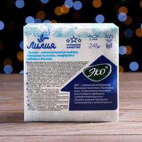 

Новогодние салфетки бумажные Лилия 24х24 с рисунком "Первый снег" 1сл 50л.