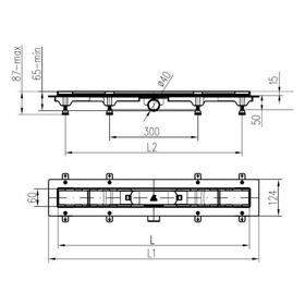 

Трап MCH CH 750 MC, d=40 мм, линейный, 750х60х1,5 мм, мокрый/сухой затвор, бок.слив, черный 740239