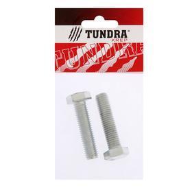 

Болт с шестигранной головкой ТУНДРА krep, DIN933, М12х50, к.п. 8.8, цинк, 2 шт.