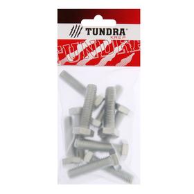 

Болт с шестигранной головкой ТУНДРА krep, DIN933, М10х40, к.п. 8.8, цинк, 10 шт.