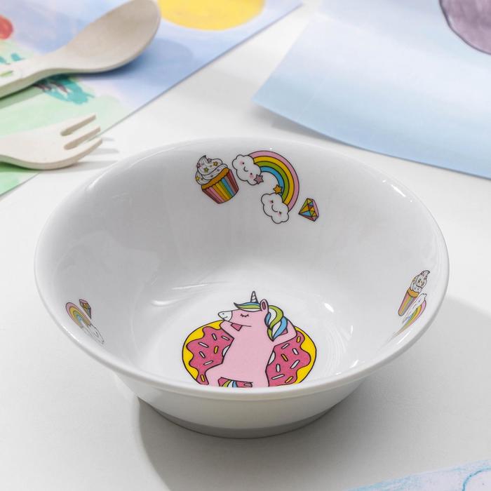Салатник «Единорожки», 360 мл