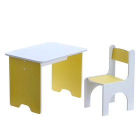 Комплект детской мебели «Бело-лимонный» Ош