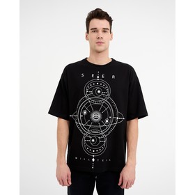 

Футболка мужская KAFTAN "Seer", черный, р. 54