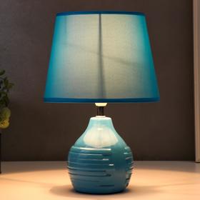 

Настольная лампа 32214YM BLUE, 1х40Вт Е14, цвет синий