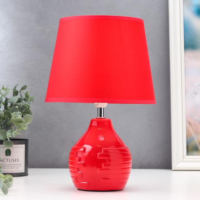 

Настольная лампа 32214YM RED, 1х40Вт Е14, цвет красный