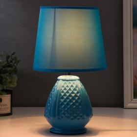 

Настольная лампа 32214YM BLUE, 1х40Вт Е14, цвет синий