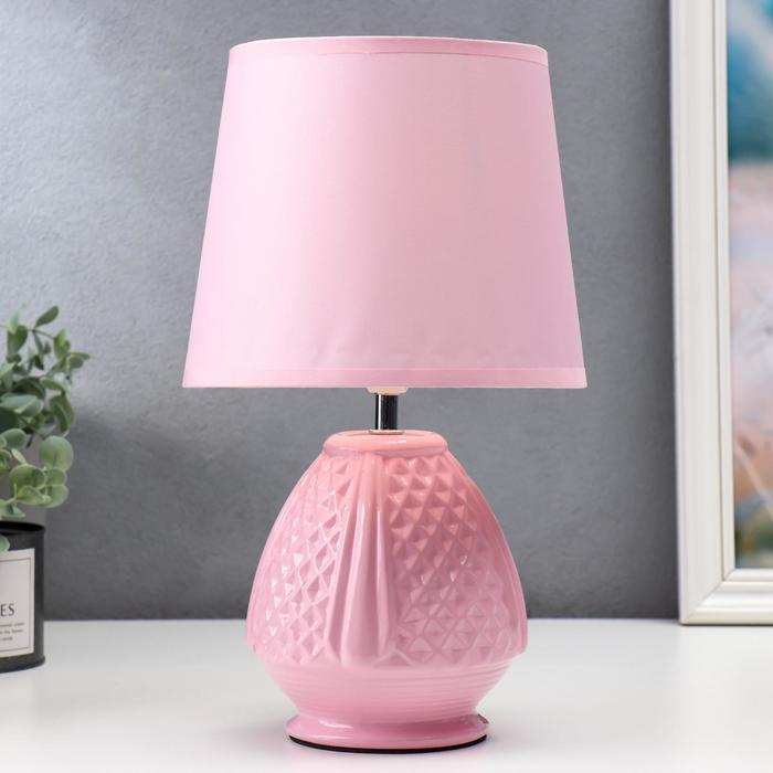 

Настольная лампа 32214YM PINK, 1х40Вт Е14, цвет розовый