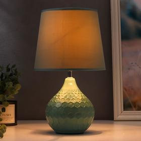 

Настольная лампа 32214YM TEAL, 1х40Вт Е14, цвет мятный