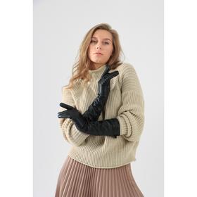 

Перчатки женские, размер 8.5, цвет чёрный