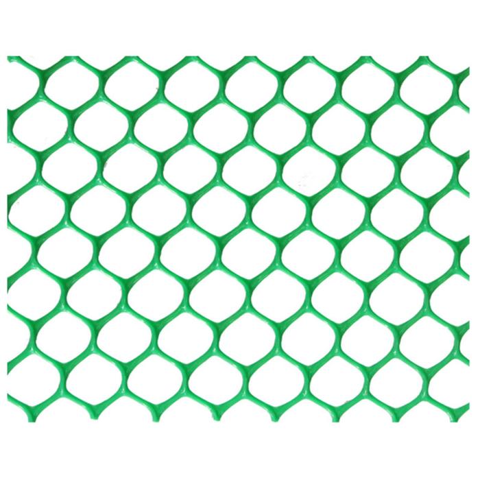 Сетка для защиты от кротов, 2 × 30 м, ячейка 32 × 30 мм, пластик, зелёная